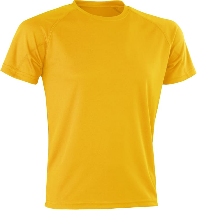 Spiro Heren Aircool T-Shirt (Goud)