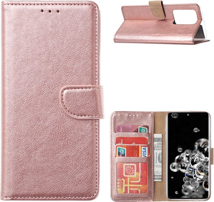 Cityhoesje – geschikt voor Samsung S20 Plus – Bookcase incl. Pasjeshouder