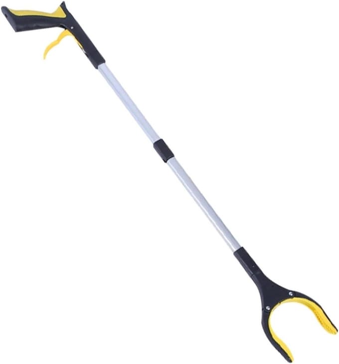Afvalprikkers Grijpstok - Grijper Hulpmiddel - Voorwerpen Pakken - Telescopisch Uitschuifbaar - 82 cm - Veelkleurig