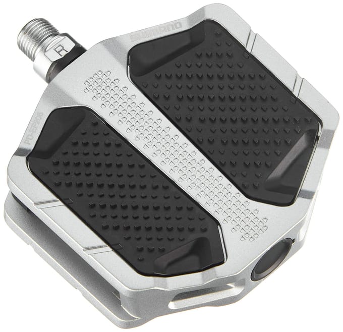 Shimano PD-EF205 Platform pedalen, zilver