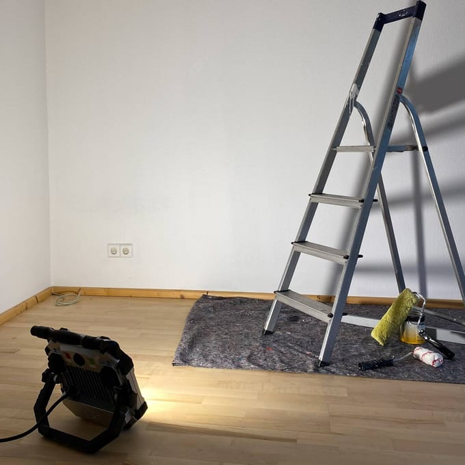 Ledino Schijnwerper Allach, dimbaar, 2 stopcontacten