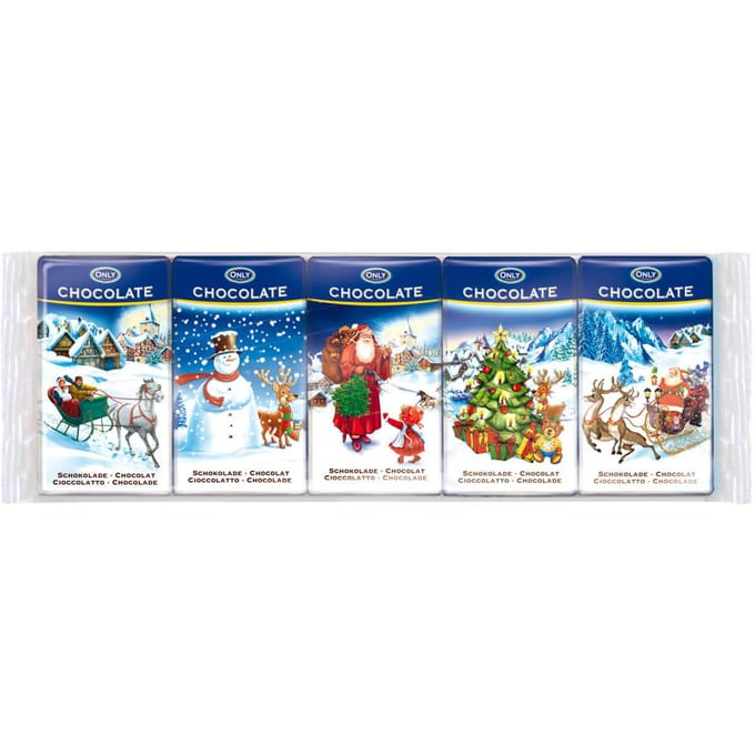 Alleen Melkchocolade Kerst 5 x 15 g