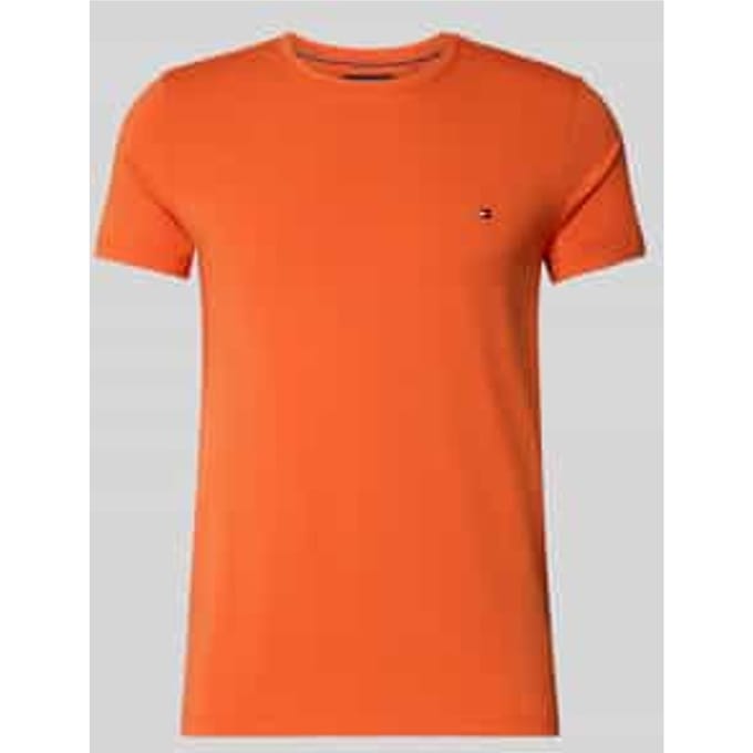 Slim Fit T-shirt van katoenmix
