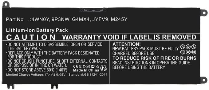 CoreParts MBXDE-BA0274 laptop reserve-onderdeel