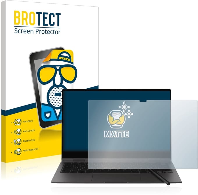 BROTECT - Screenprotector voor Samsung Galaxy Book2 Pro 360 13.3" - Folie Beschermfolie matte