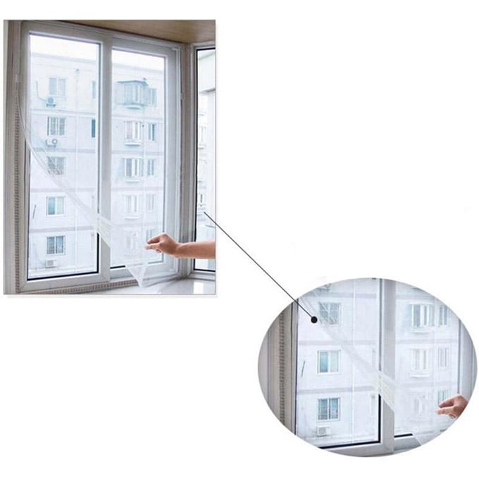 Fly Mosquito Window Net Mesh Screen Room Curtinas Net Muggengordijnen