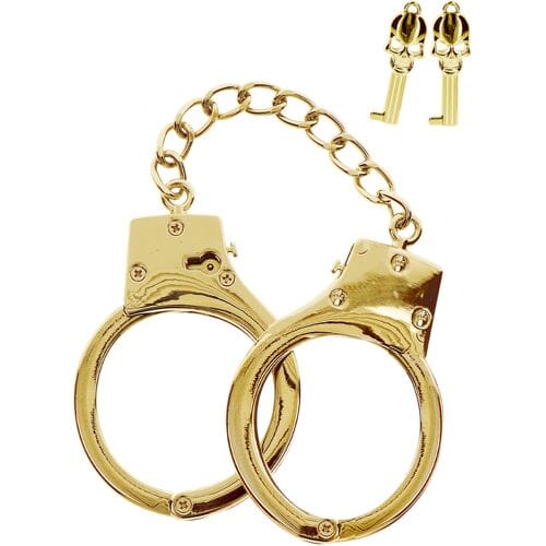 Taboom - Gold Plated BDSM Handcuffs - Bondage / SM Cuffs Goud