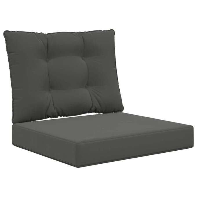 vidaXL - Buitenbankkussen - Polyester - Antraciet - 60 - x - 50,5 - cm