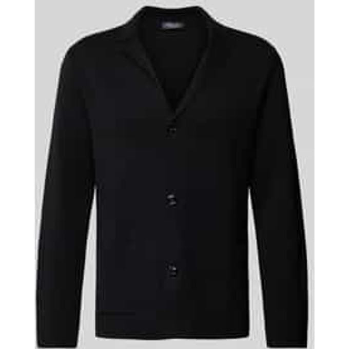 Gebreid vest met reverskraag