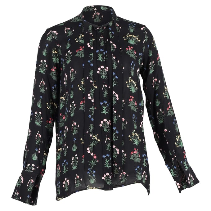 Valentino Garavani blouse van zijde met bloemenprint