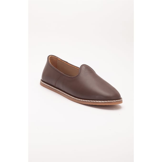 Dalya Leren Instapper Platte Schoenen Dames