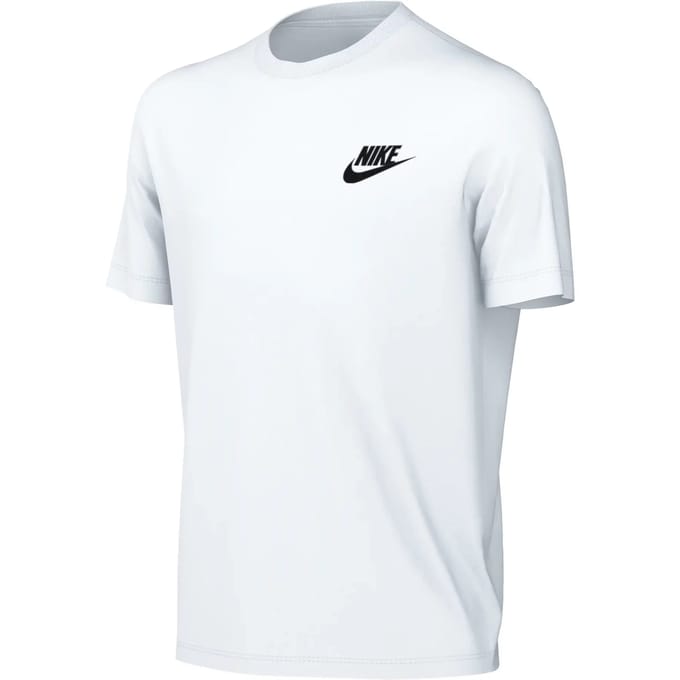 Nike Emb Futura Lbr T-shirts Kinder - Wit - Maat 147 - 158 CM