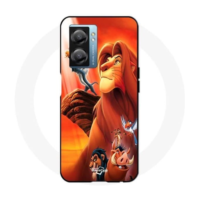 Hoesje - Disney - De Leeuwenkoning - Oppo A77 5G - Flexibel - Unisex - Kind