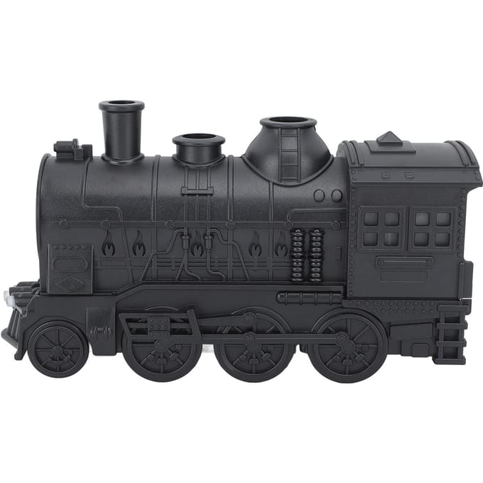 Essentiële Olie Diffuser 300ml Treinvorm 2 Verlichtingsmodi Aromatherapie Koele Mist Luchtbevochtiger met Afstandsbediening voor gray