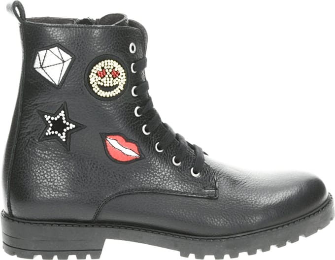 Giga Shoes - G4482 - Half-hoog - Kleur: Zwart - Maat: 39