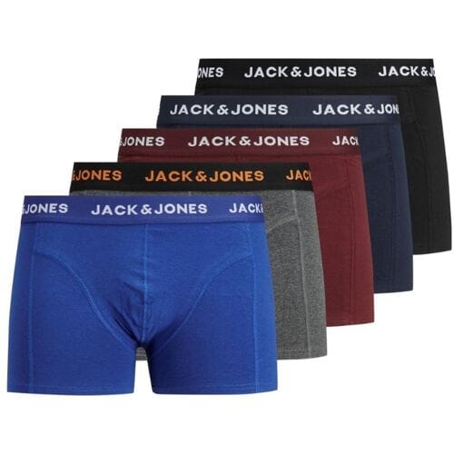 Jack & Jones Boxershorts heren trunks friday pack 5-pack