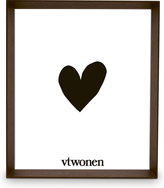 vtwonen - Fotolijst - Hout - Donkerbruin - 30x35 cm
