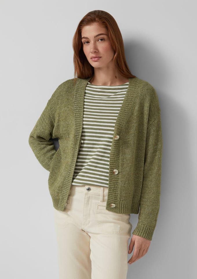 s.Oliver - female - Relaxed vest van lintgaren