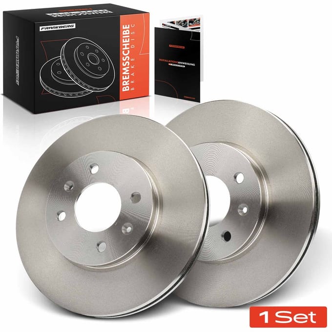 Frankberg 2x Remschijven Vooras voor Hyundai Accent IV Sedan i