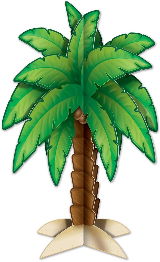 360 DEGREES - 3D DIY Tafeldecoratie Palmboom 30 cm van karton