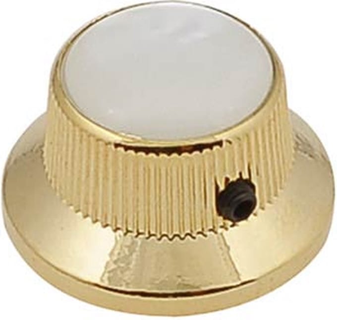 Boston KG-261 Belknop met Gouden Parelmoeren Inleg