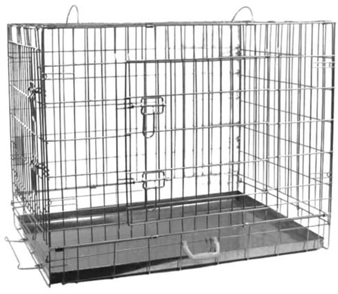 Hondenbench Jumbo Zilver 163x85x107 cm