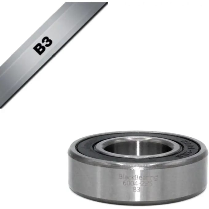 Lager Black Bearing B3 - 6004-2RS - 20 x 42 x 12 mm