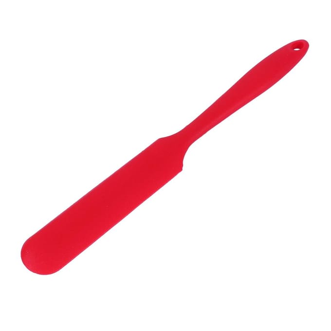 Taart Crème Boter Spatel Mengen Beslag Schraper Borstel Siliconen Bakken Kookgereedschap Rood rood