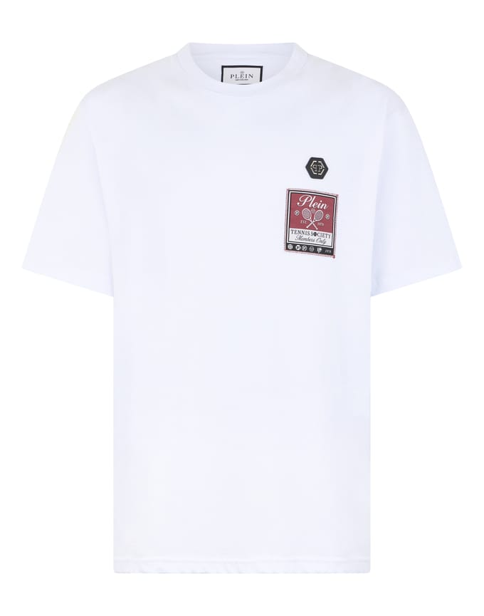 T-Shirt Met Ronde Hals En Korte Mouwen