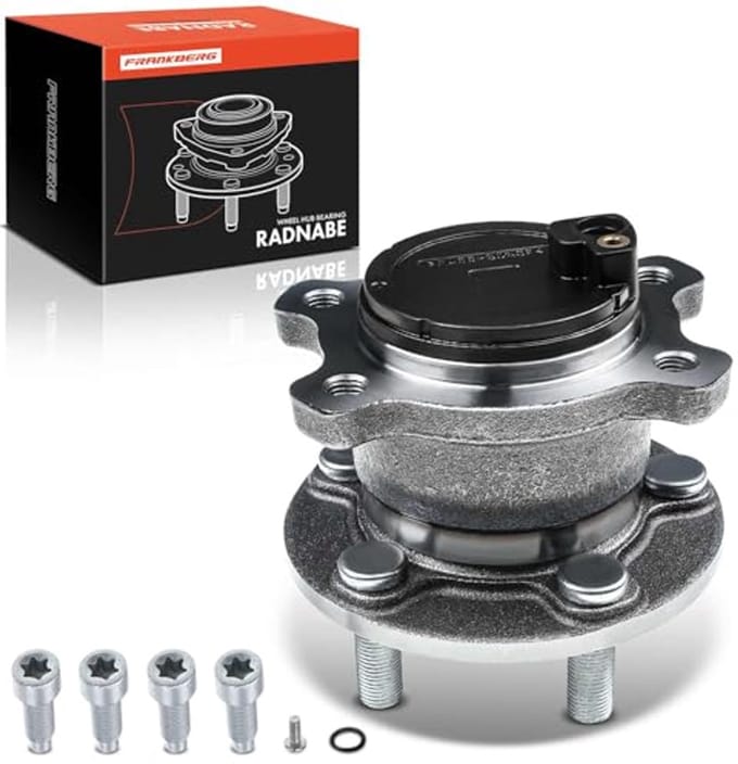 Wiellagerset Achter met ABS-sensor en Bevestigingsbouten voor Diverse MPV Modellen