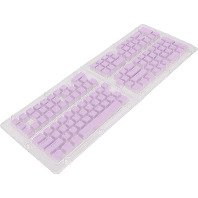 Touches PBT Pudding 129 touches, translucides, OEM, hauteur, injection double injection, DIY, pour clavier mécanique violet