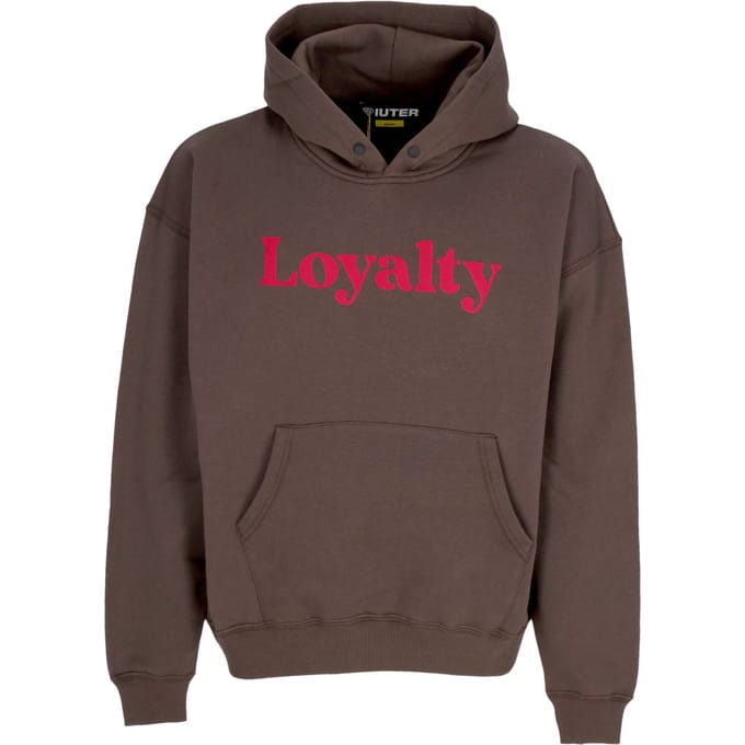 Mannen hoodie Loyaliteit Hoodie Brown