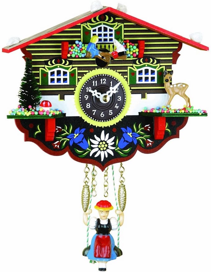 Trenkle - 55_SWQ - Wandklok - kwarts - Miniatur-Uhr