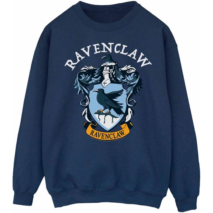 Harry Potter dames/dames Ravenclaw katoenen sweatshirt XL marineblauwe kleur