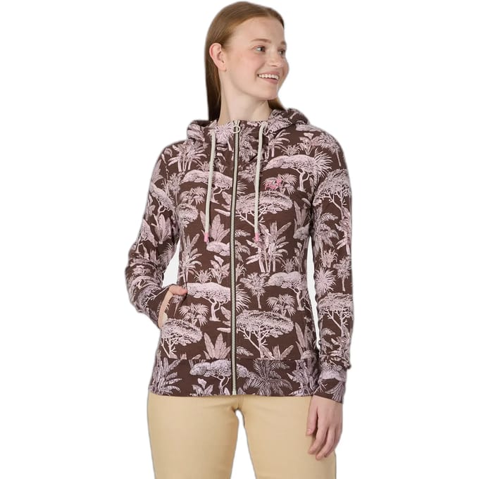 Capuchon met rits voor dames Ragwear Paya Print
