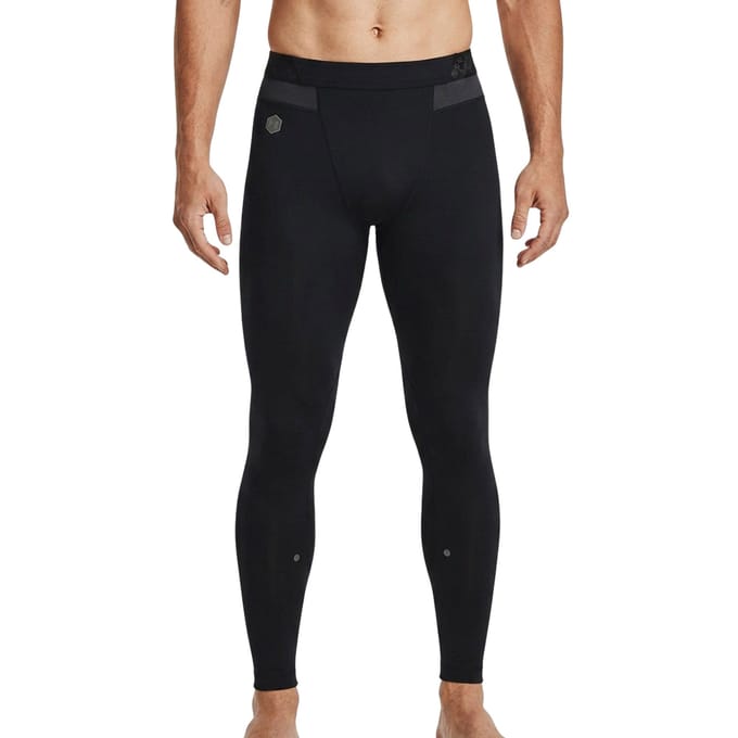 Under Armour Rush Heren Sportlegging - Zwart - Maat XXL