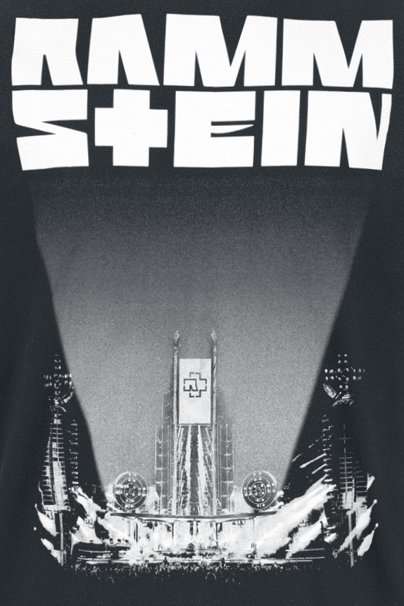 Rammstein T-shirt - Bühne - S tot 5XL - voor Mannen - zwart