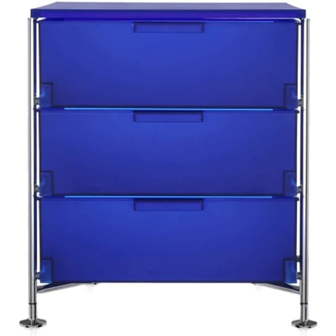 Kartell Mobil 3 - kobaltblauw - met voet
