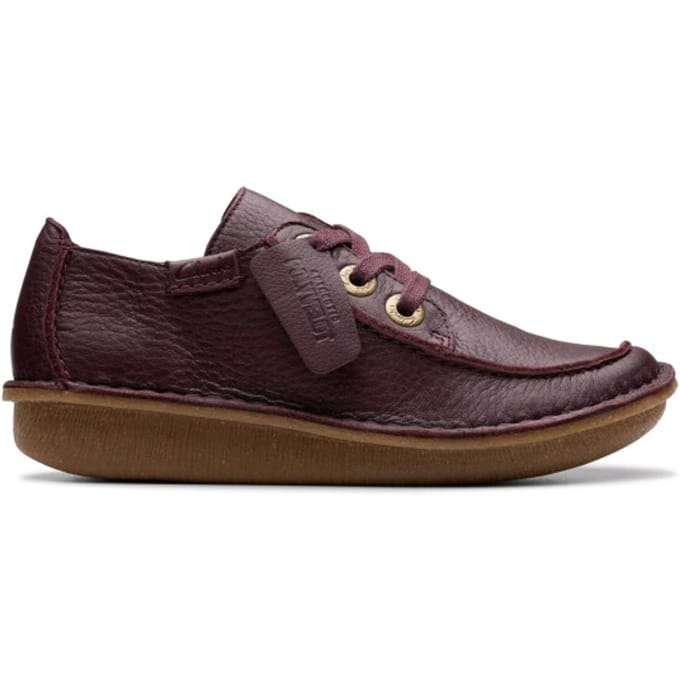 Clarks Funny Dream - dames veterschoen - Rood - maat 35.5 (EU) 3 (UK)