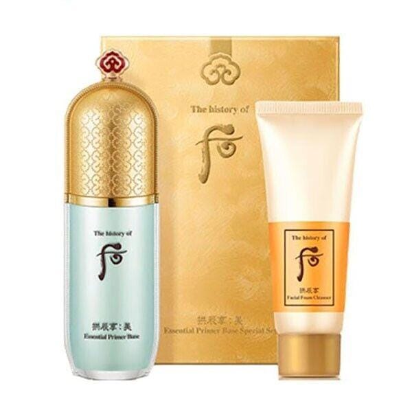 The history of whoo Essential Primer Base Special Set 2 items +WILLEKEURIG CADEAU beige