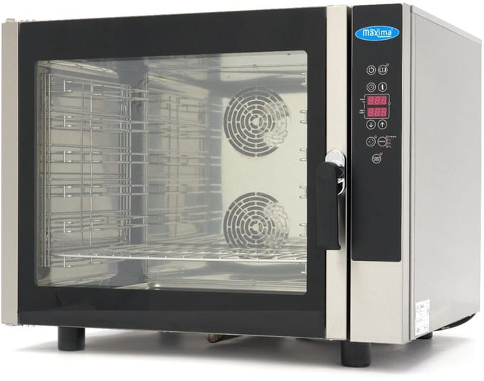 Maxima Combisteamer 6 Bakken (1/1 GN / 60 x 40 cm) Digitaal Display 400V
