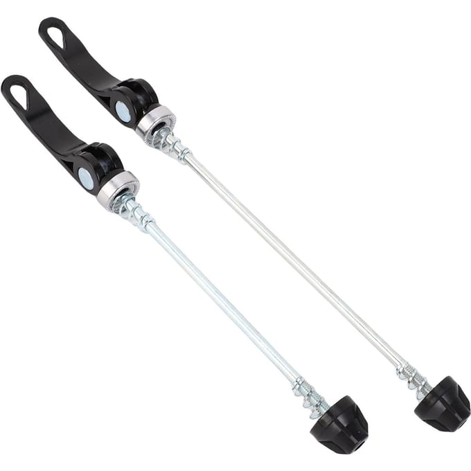 2 stuks Legering Snelspanner Set Fiets Vervanging Reparatie Onderdelen Accessoire white