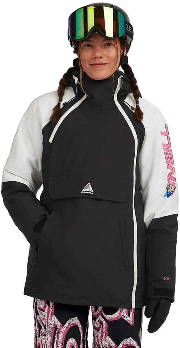 O´neill Fwc Play Asymmetric Snow Jas Zwart L Vrouw