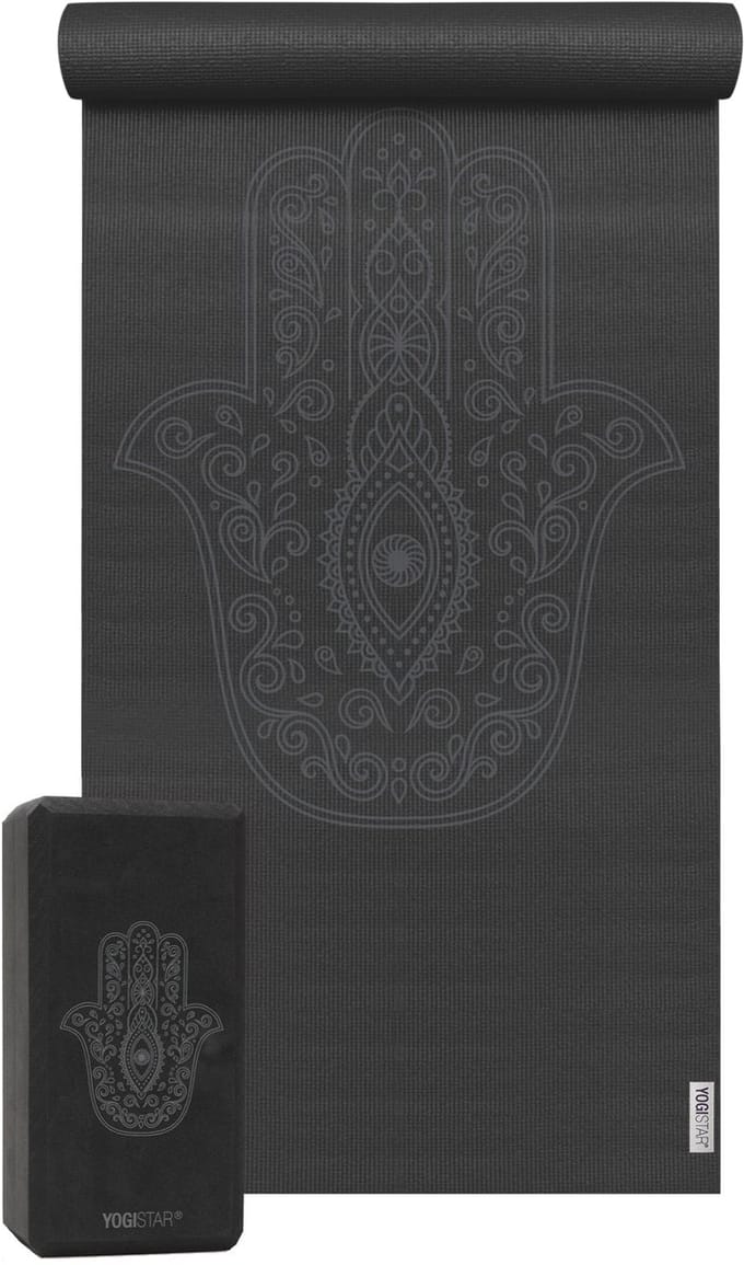 Yoga-Set Starter Edition - hand of fatima (Yogamatte + 1 Yogablock)