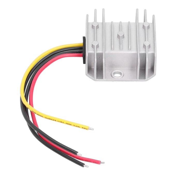 DCDC Converter 24V naar 12V 10A 120W StepDown Waterdichte Spanningsregelaar Transformator white