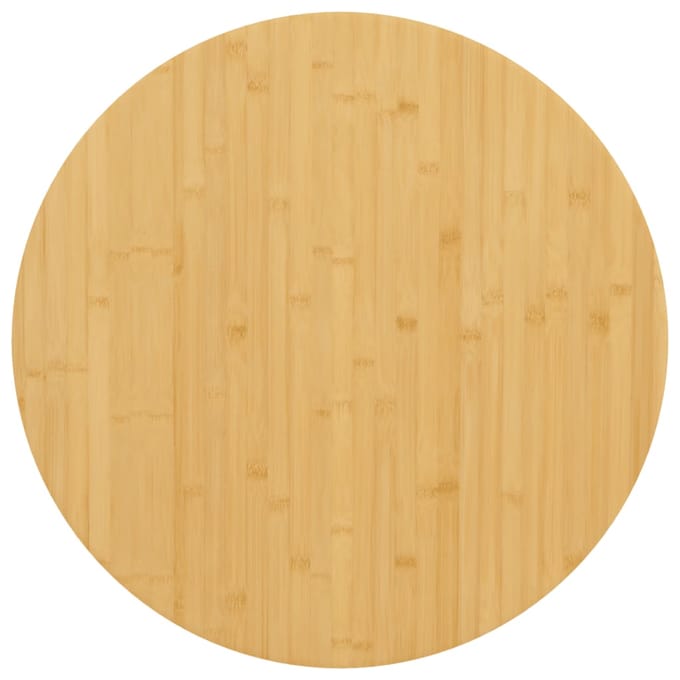 vidaXL - Tafelblad - Ø - 60x4 - cm - bamboe