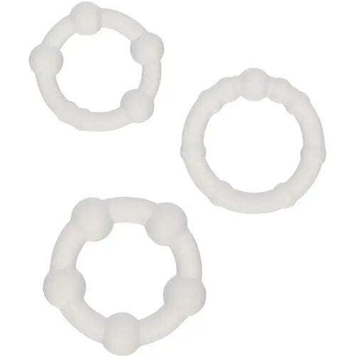 CalExotics Alpha Beaded Penis Ring Set