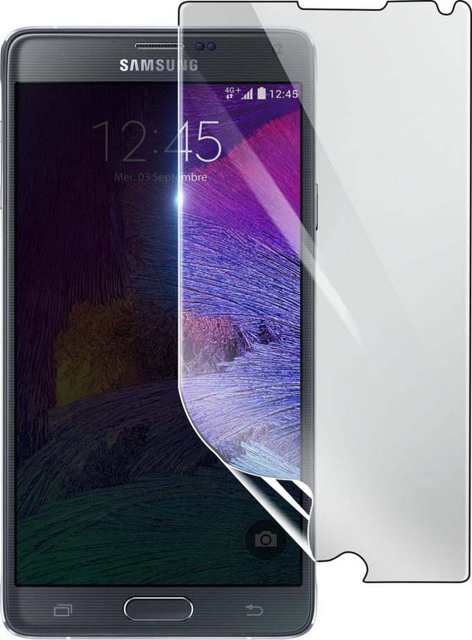 3mk, Geschikt voor Samsung Galaxy Note 4, Schokbestendige Hydrogel Screenprotector, Transparant