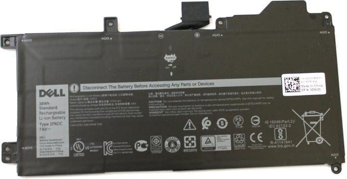 DELL ACCU LATITUDE 7200 7210 2-IN-1 7.6V 38WH