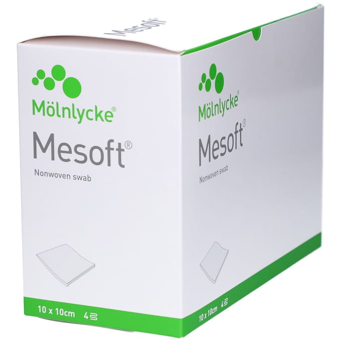 Mesoft® 4-Lagig 10 x cm 156300 200 Compressen